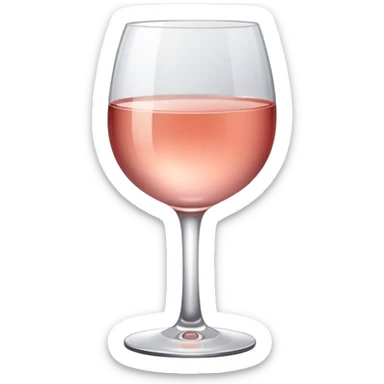 verre de vin rosé sticker