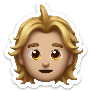 Diablito mordiendose el labio sticker