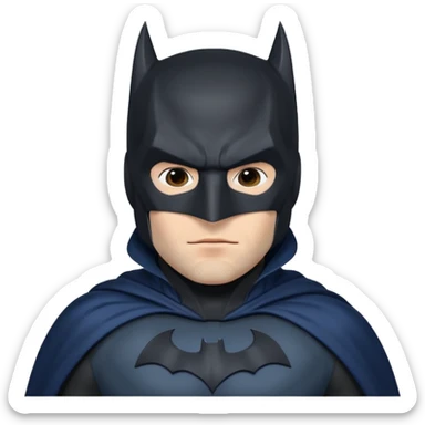 ben affleck batman with mask sticker