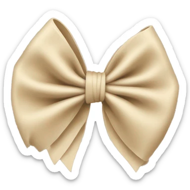 beige schleife sticker