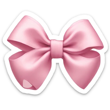 Light pink bows sticker