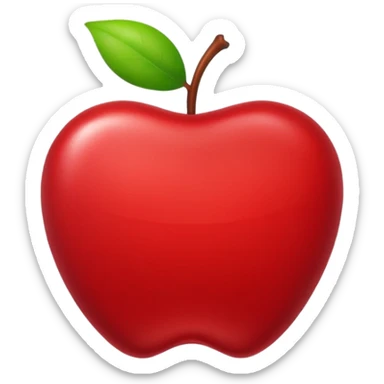 liver apple style emoji sticker