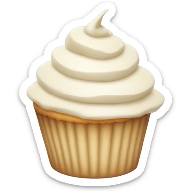 vanilla cupcake sticker