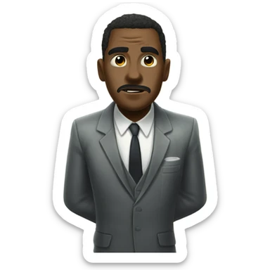 Monstera in the mafia sticker