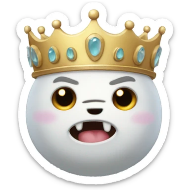 king boo hoo sticker
