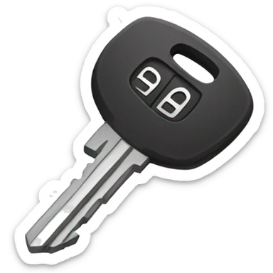 Car keys sticker
