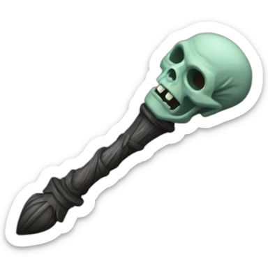 Voldemort wand sticker