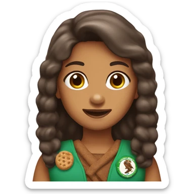 Samoa Girl Scout cookie sticker