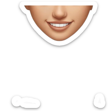 Girl flexing her nails sticker