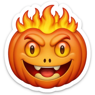 emoji of Hell sticker