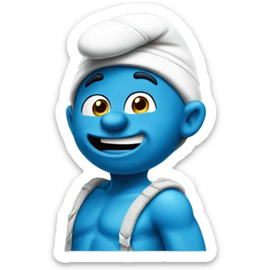 Smurf  sticker