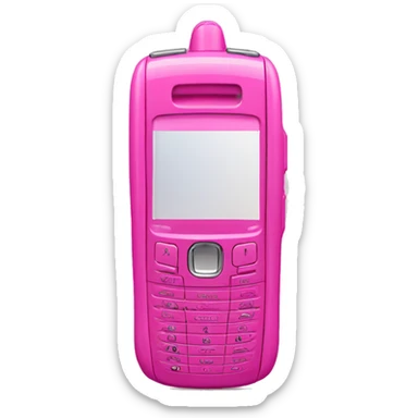 Pink Motorola razor cell phone sticker