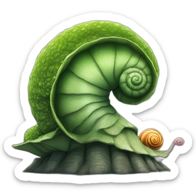 godzilla snail bigger then buildings sticker