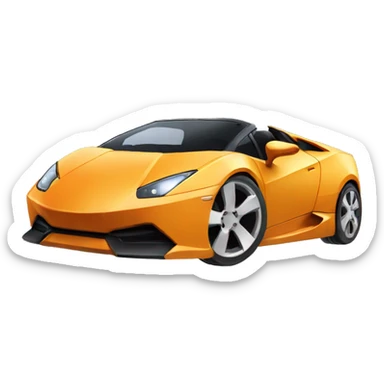 hamster on lambo sticker