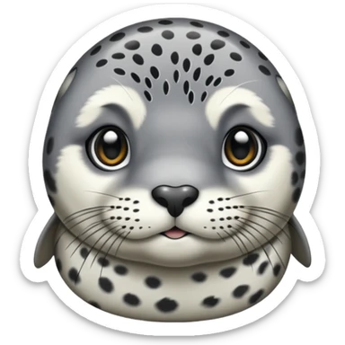 Harbor seal sticker