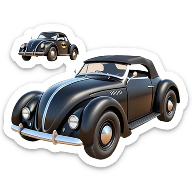 futuristic bugmaster Batman’s car, loosely based on 1957 MG roadster(flat long straight organically-shaped mechanical roomy interior seating inside the body)the cockroach’s stealthy town hot rod desert dirt racing rwd rail sticker