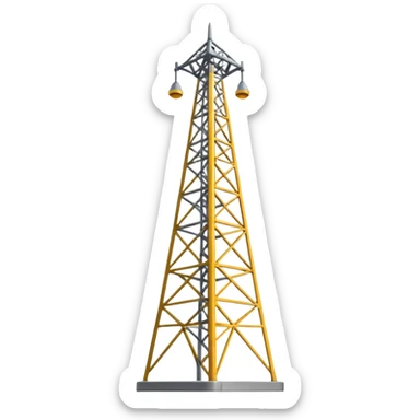 telephone tower sticker