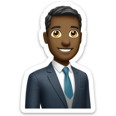 REAL ESTATE AGENT USING AI sticker