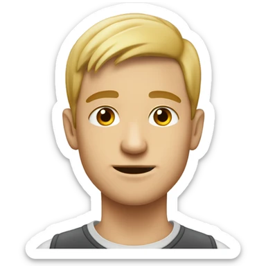 junge mit der zahl 20 auf dem sticker