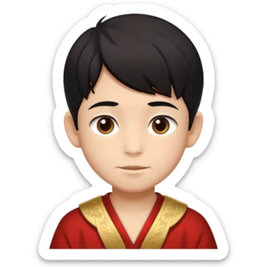 boys character  Santu  Ganji  sticker