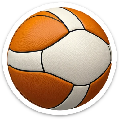 Cinematic Realistic image of an AFL ball with a rugged, textured leather surface and vibrant markings, rendered in rich detail with subtle signs of wear, set against a dynamic sports backdrop under energetic lighting sticker