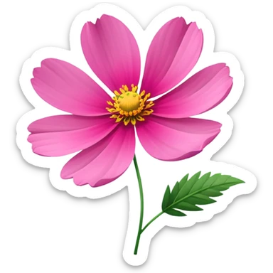 cosmos flower  sticker