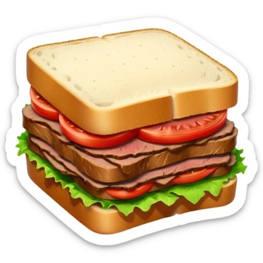 roast beef sandwich sticker