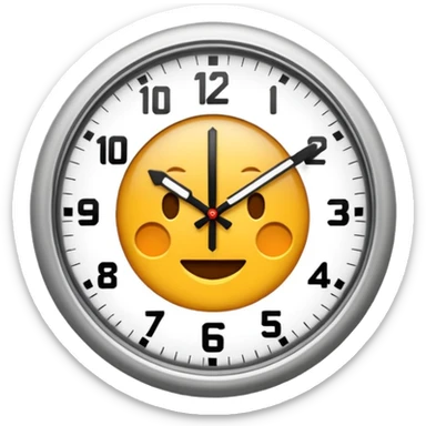 Un reloj sonando al estilo andrez garza sticker