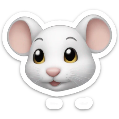 Tutter the mouse sticker