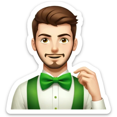 Stylish Leprechaun sticker