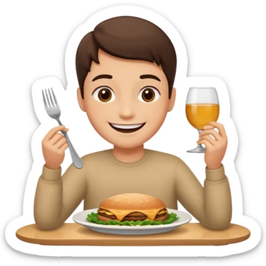 Lose 1kg/week eating foods you love sticker