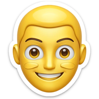 Flash man emoji sticker