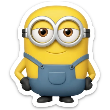 Minion emoji small sticker