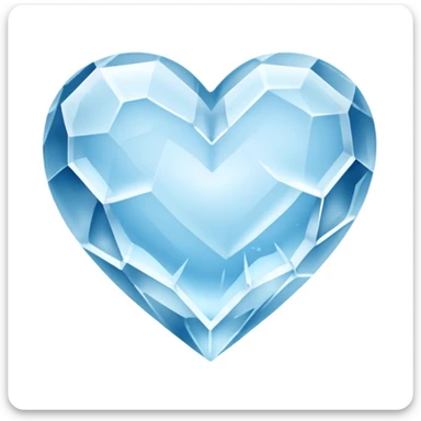 tundra themed heart sticker