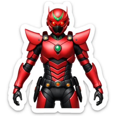 kamen rider wrath sticker