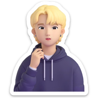 Lee Know from Stray Kids, K-pop idol sticker