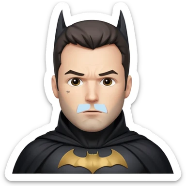 ben affleck batman sticker