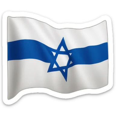 czech a israel flag sticker