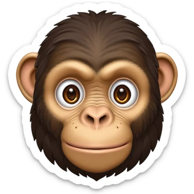 Chimpanzee sticker