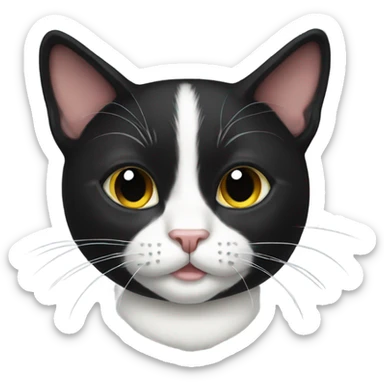 tuxedo cat sticker