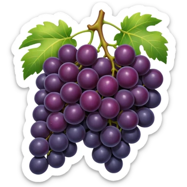 black grapes sticker