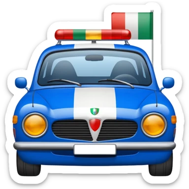 crea auto di servzio polizia penitenziaria  sticker