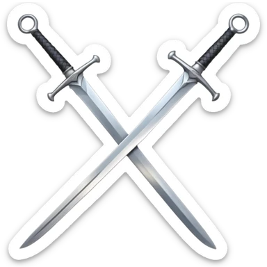 Sword that has the words blade of honor below it sticker