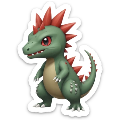 Tyrunt-Larvitar-Axew-Pokémon-fusion sticker