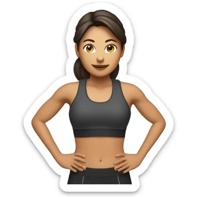 UNA MUJER PERSONAL TRAINER sticker