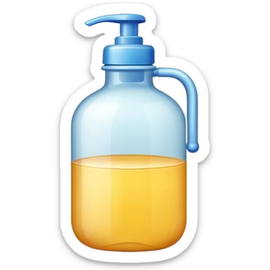 wash bottle, fat bottle sticker
