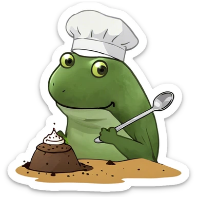 Dirt cake  sticker