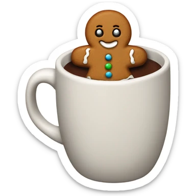 Gingerbread hot chocolate  sticker
