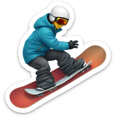 Snowboard sticker