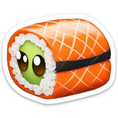 Tasty sushi sticker